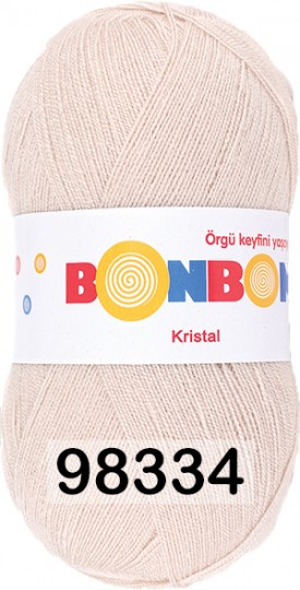 Пряжа Nako Bonbon Kristal 98334 СВ.БЕЖЕВЫЙ