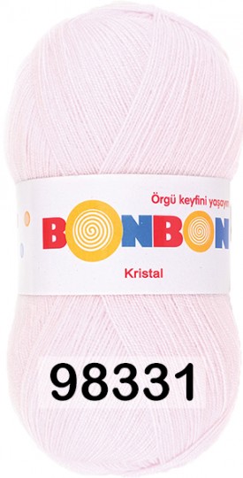 Пряжа Nako Bonbon Kristal 98331 РОЗОВАЯ ПУДРА