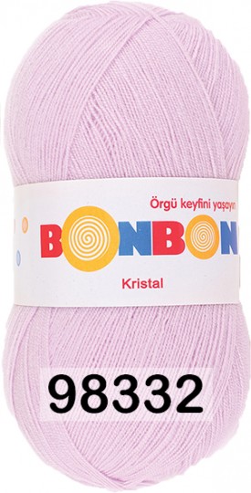 Пряжа Nako Bonbon Kristal 98332 СВ.ЛИЛОВЫЙ