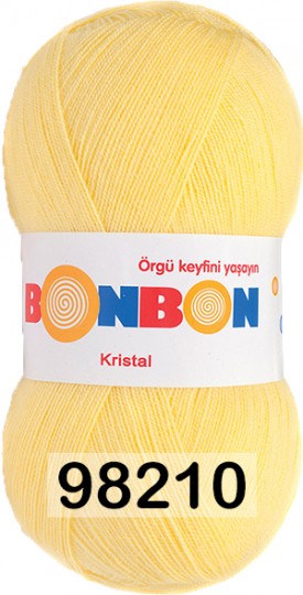 Пряжа Nako Bonbon Kristal 98210 КУКУРУЗНЫЙ