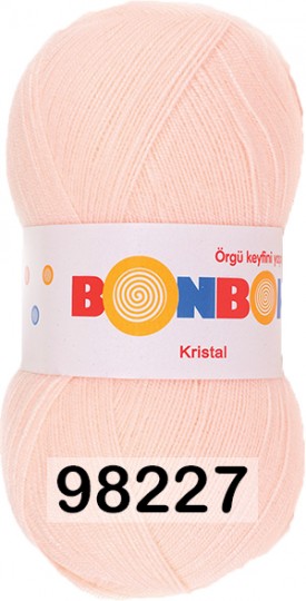 Пряжа Nako Bonbon Kristal 98227 БЛ.РОЗОВЫЙ