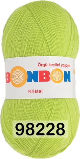 Пряжа Nako Bonbon Kristal 98228 ФИСТАШКА