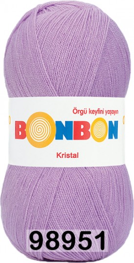 Пряжа Nako Bonbon Kristal 98951 ЛАВАНДА