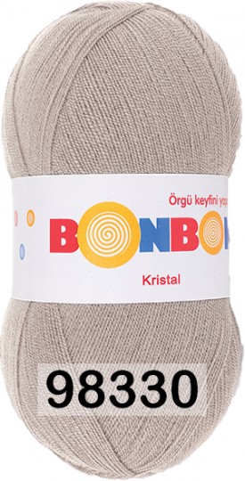 Пряжа Nako Bonbon Kristal 98330 ЖЕМЧУЖНЫЙ