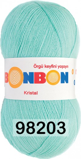 Пряжа Nako Bonbon Kristal 98203 МЕНТОЛ