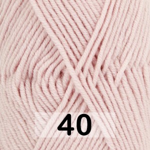 Пряжа Drops Merino Extra Fine Uni Colour 40 розовый порошок
