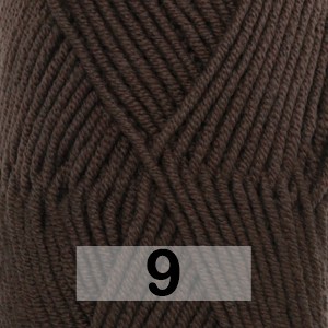 Пряжа Drops Merino Extra Fine Uni Colour 9 т.коричневый