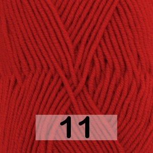 Пряжа Drops Merino Extra Fine Uni Colour 11 красный
