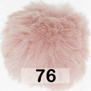 Furry Pompons 76 нежно розовый