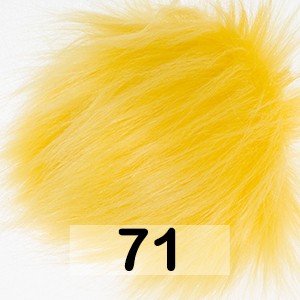 Furry Pompons 71 желтый