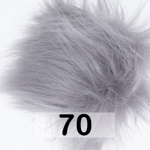 Furry Pompons 70 серый
