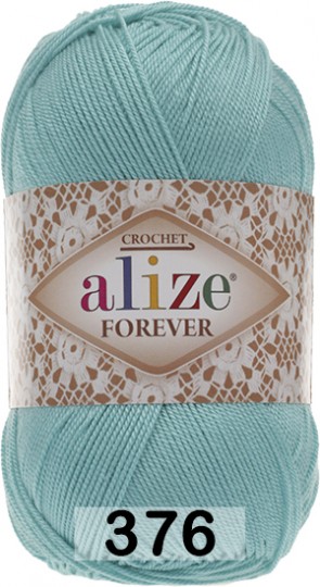 Пряжа Alize Forever 376 ГОЛУБАЯ БИРЮЗА
