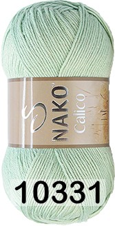 Пряжа Nako Calico 10331 МЯТА