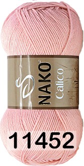 Пряжа Nako Calico 11452 СУХАЯ РОЗА