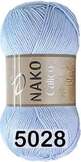 Пряжа Nako Calico 05028 НЕБЕСНЫЙ