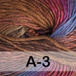 А-3 КОРИЧНЕВО РОЗОВО-ГОЛУБОЙ