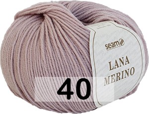 Пряжа Сеам Lana Merino 40 КАКАО