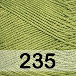 Пряжа YarnArt Ideal 235 зеленый
