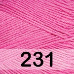 Пряжа YarnArt Ideal 231 т.розовый
