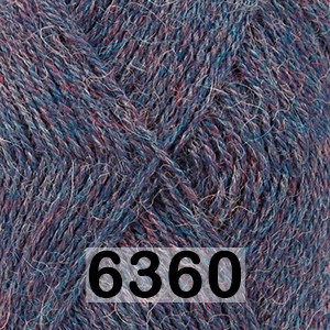 Пряжа Drops Alpaca Mix 6360 фиолетовый меланж