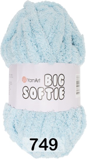 Пряжа YarnArt Big Softie 749 голубой