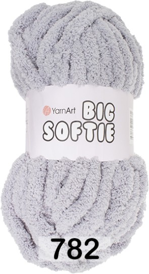 Пряжа YarnArt Big Softie 782 серый