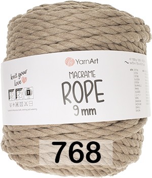 Пряжа YarnArt Macrame Rope 9 мм
