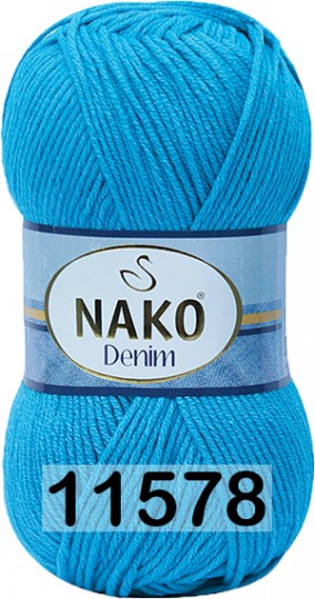 Пряжа Nako Denim 11578 ЯР.ГОЛУБОЙ