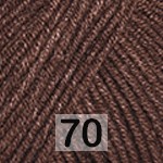 Пряжа YarnArt Jeans 70 коричневый
