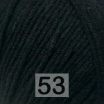 Пряжа YarnArt Jeans 53 черный
