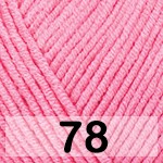 Пряжа YarnArt Jeans 78 розовый коралл
