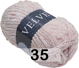 Пряжа Сеам Velvety Color 35 розово-белый
