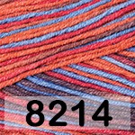 8214 КРАСН.ОРАНЖ. ГОЛУБ.