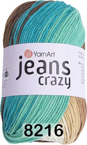 YarnArt Jeans Crazy - 8214