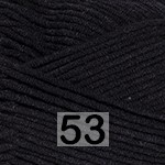 Пряжа YarnArt jeans plus 53 черный