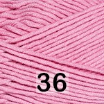 Пряжа YarnArt jeans plus 36 св.розовый