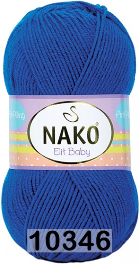 Пряжа Nako Elit Baby 10346 василек