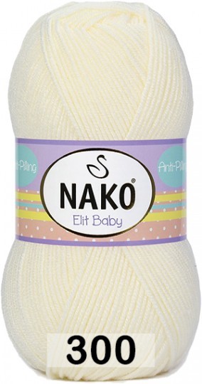 Пряжа Nako Elit Baby 00300 МОЛОЧНЫЙ