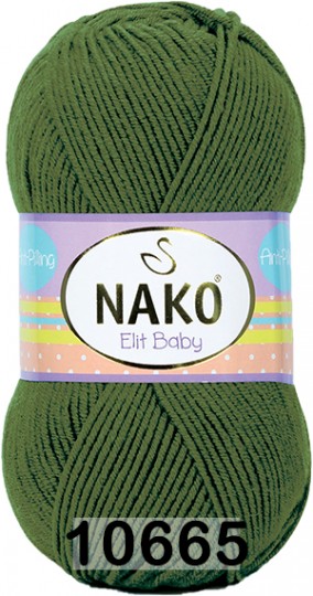 Пряжа Nako Elit Baby 10665 сосна