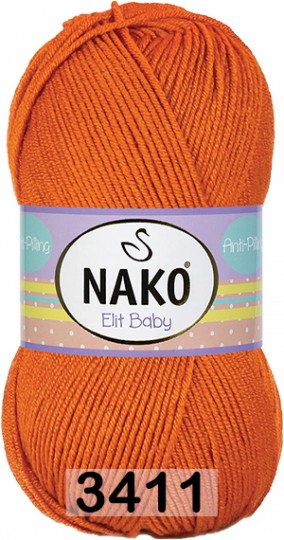 Пряжа Nako Elit Baby 03411 ТАБАК
