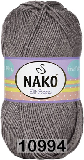 Пряжа Nako Elit Baby 10994 маренго