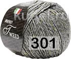 Пряжа Сеам Tweed-new 301 серебристо серый