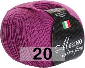 Пряжа Сеам Merino Extra Fine 20 СЛИВА