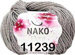 Пряжа NAKO FIORE 11239 серый