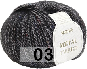 Пряжа Сеам METAL TWEED