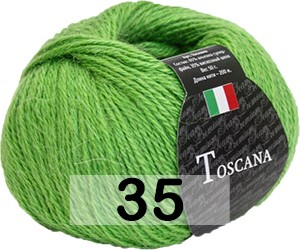 Пряжа Сеам Toscana 35 ЗЕЛЕНОЕ ЯБЛОКО