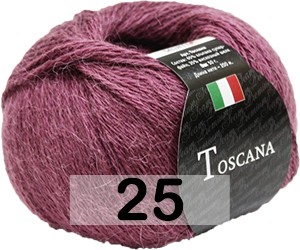 Пряжа Сеам Toscana 25 сливовый