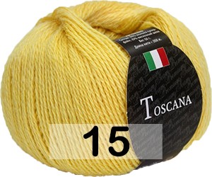 Пряжа Сеам Toscana 15 желтый