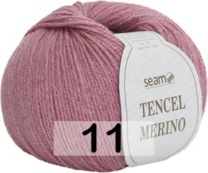 Пряжа Сеам Tencel Merino 11 пыльная роза