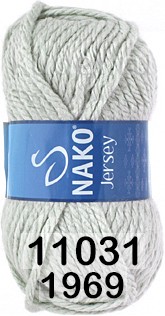 Пряжа Nako Jersey 11031(1969) светло-серый